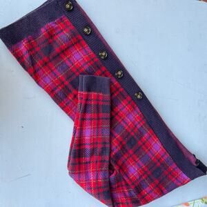 Ann Taylor Size S Plaid Long Cardigan